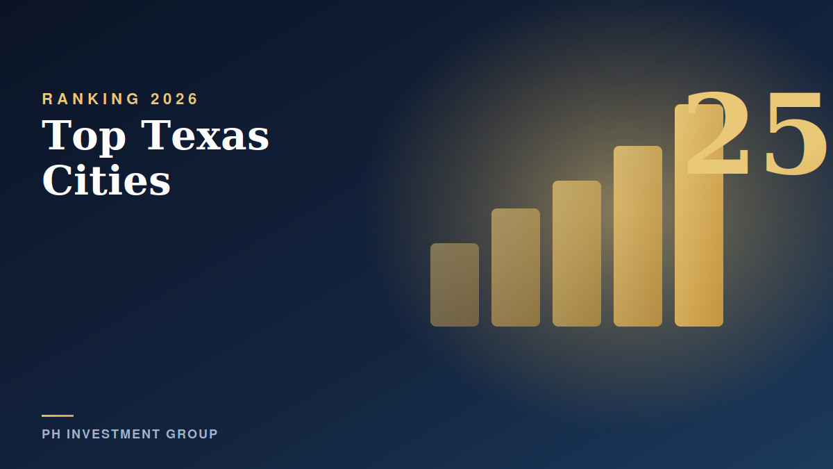 Top 25 Texas Cities for Real Estate Wealth Creation 2026